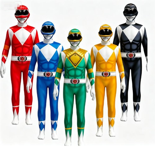 Power ranger adults jumpsuits - power,