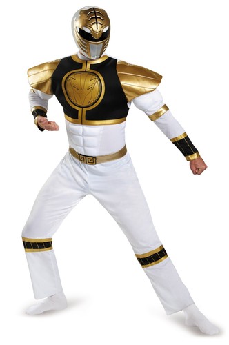 Adult white power rangers - power,