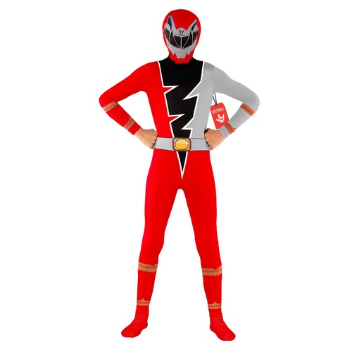 Kids red dino fury morphsuit - fury,